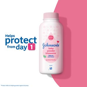 Johnson's Baby Powder Blossom Natural Plant Based 50g